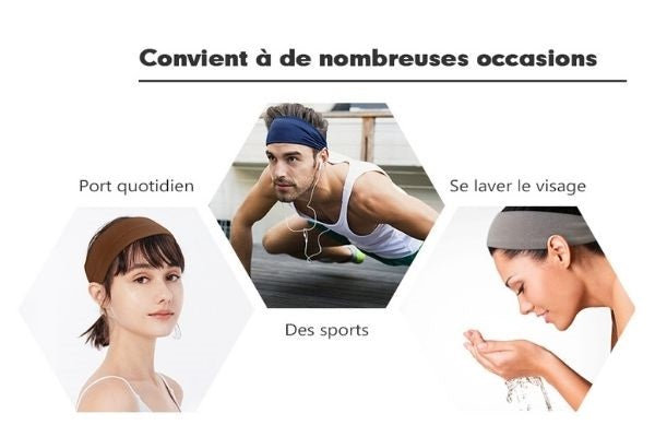 bandeau cheveux sport homme