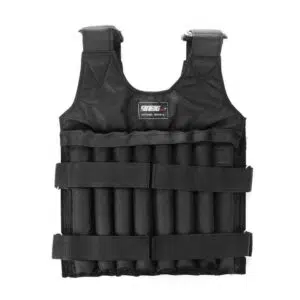 Gilet lesté militaire 50KG™ Fitness Super-Humain NOIR