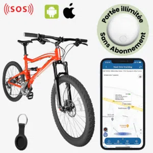 Traceur GPS pour Vélo Sans Abonnement - Compatible avec ANDROID / iOS