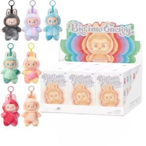 Peluche Labubu - Série Big into Energy - Les Monstres - Lot de 6 pièces