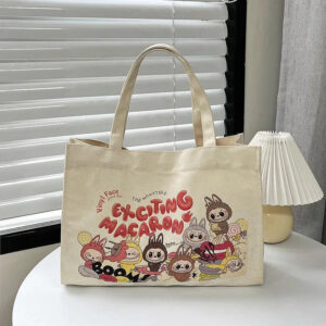 Tote Bag Labubu - Macaron Envoûtant