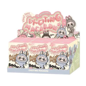 Peluche Labubu - Série Exciting Macaron - Les monstres - Lot de 6 pièces